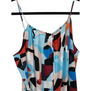NWT Anthropologie Women's Breezy Wide Leg Jumpsuit Geometric Print Size‎ Small thumbnail 6