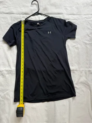Under Armour Black Short-Sleeve Performance Tee thumbnail 3
