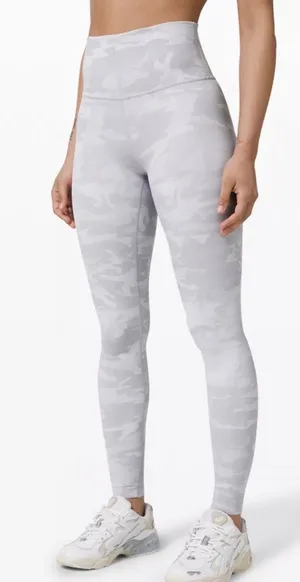 Lululemon White Camo Wunder Under Leggings High-Rise thumbnail 1