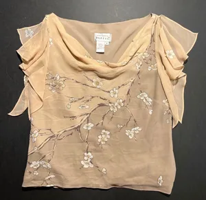 Adrianna Papell Beaded Blouse thumbnail 1
