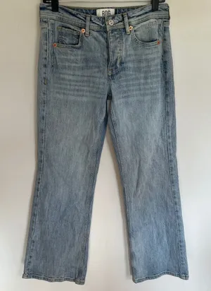 BDG Urban Outfitters Light Wash High Rise Straight Leg Jeans 27W Blue‎ Denim thumbnail 1
