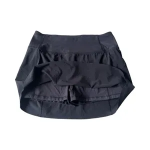 Athleta Run With It Skort Womens Small Black Athletic Running‎ Tennis Skirt S thumbnail 3