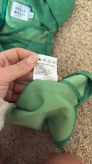 Hello Molly Green Mini Dress thumbnail 2