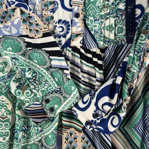 TINY Anthropologie XS Caviana Shirt‎ Dress Blue Paisley Women’s Boho Long Sleeve thumbnail 6