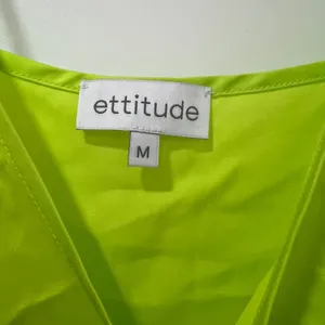 ettitude CleanBamboo Camisole Women Medium Neon Lime Green Bamboo Lyocell Tank thumbnail 3