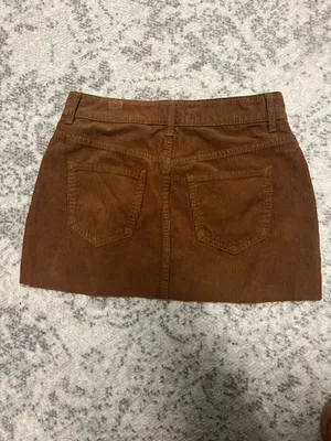 PacSun Brown Corduroy Mini Skirt thumbnail 2