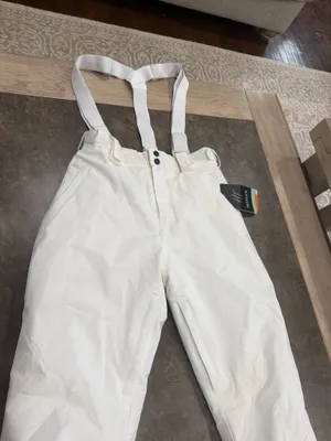 HOTIAN Women's Winter Ski Trousers, White thumbnail 8
