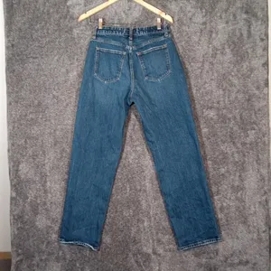 Abercrombie & Fitch Blue Straight Leg Jeans The Vintage High Rise Curve Love 27 thumbnail 3