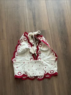 Free People Annie Halter Vest Top- Medium thumbnail 6