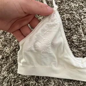 Vintage Bralette - ivory seamless active intimate pointelle bra thumbnail 3