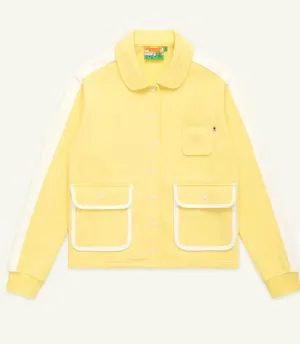 Strawberry western heart snap yellow cardigan collared size S cotton fall thumbnail 1