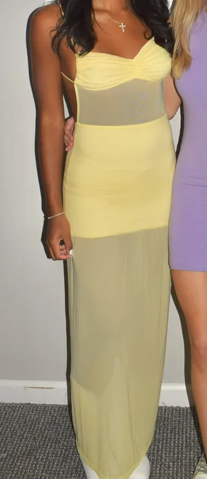 Yellow Maxi Dress thumbnail 1
