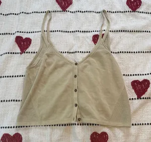 We The Free Cream Buttoned Crop Camisole thumbnail 1