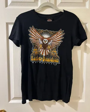 Harley Davidson Graphic Tee thumbnail 1