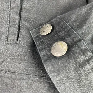 Lauren Ralph Lauren Jacket‎ Womens XL Black Linen Blend Embroidered Western Snap thumbnail 2