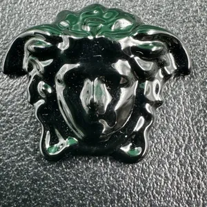 Versace Medusa Key Case Black Vitello New w/ Box Dust Bag Sealed Envelope Italy thumbnail 10