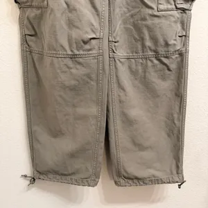 Aritzia TNA Highland Cargo Pant Oversized Cotton Cargo wide Leg Army Green‎ thumbnail 5