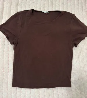 Live in the Moment brown top thumbnail 1