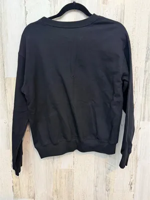 Awake Women's Regular–M Black Sweatshirt Sunflower Graphic thumbnail 2