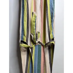 Free People My Kind of Woman Garden Multicolor Striped Jumpsuit Women's Size 2 thumbnail 2