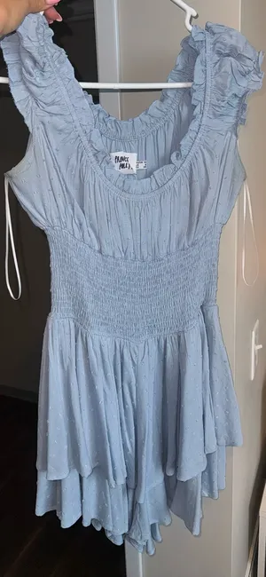 Princess Polly Romper Blue thumbnail 1