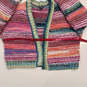 Wild Fable Colorful Knit Cardigan Size Medium thumbnail 6