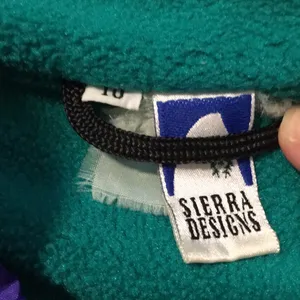 Vintage 90s Sierra Designs blue purple teal windbreaker ski jacket size M thumbnail 7