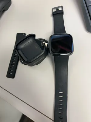 Fitbit Versa 2 - Health & Fitness Smart Watch Graphite Body / Black Band FB507 thumbnail 6
