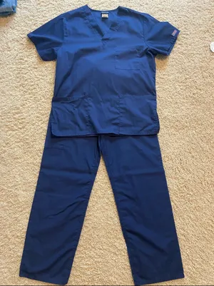 Cherokee Navy Blue  Scrub Set thumbnail 1