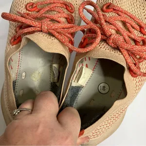 Allbirds Tree Dasher 1 orange‎ sneakers wool washable size 10.5 thumbnail 7