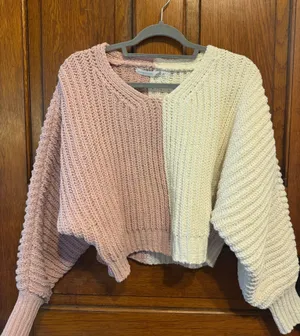 Altar'd State Colorblock Sweater thumbnail 1