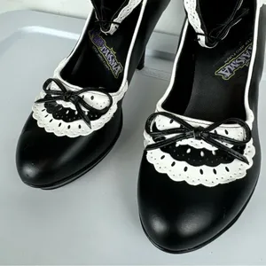 Funtasma Womens Mary Jane Heels Sz 8 Flapper Maid Halloween Dressy thumbnail 6