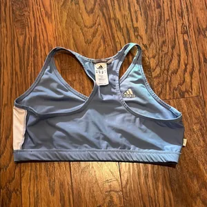 Adidas Clima365 Light Blue Sports Bra Top for Performance and Style thumbnail 6