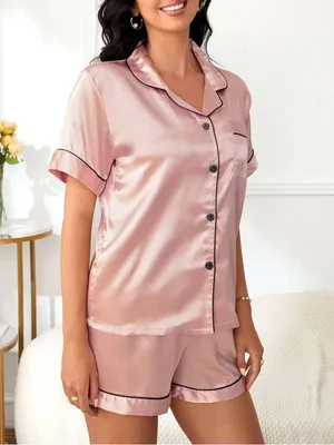 SHEIN Satin Pajama Set thumbnail 8