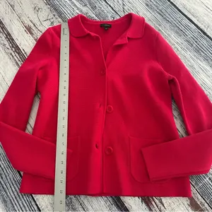 Talbots Hot Pink Knit Blazer thumbnail 5