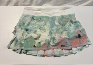 Vintage Lululemon Pleated Watercolor Skirt thumbnail 1