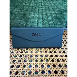 Quay Notorious Tortoise Pattern Square Smoke Lens Bold Dramatic Sunglasses thumbnail 7