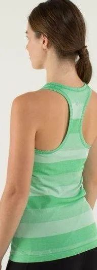 Lululemon Run: Swiftly Tech Racerback Heathered Green Bean size 4 thumbnail 2