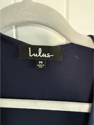 Lulus Navy Blue Maxi Wrap Dress thumbnail 7