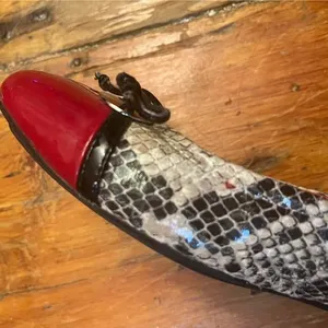 Bandolino Red Snakeskin Ballet Flats thumbnail 9