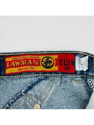 90’s Lawman Western High Rise Blue Jeans Size 6 Tall thumbnail 5