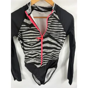 Speedo Womans Long Sleeve One Piece Power Flex Eco Swimsuit Size Small thumbnail 7