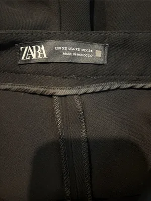 ZARA pleated black skort thumbnail 5