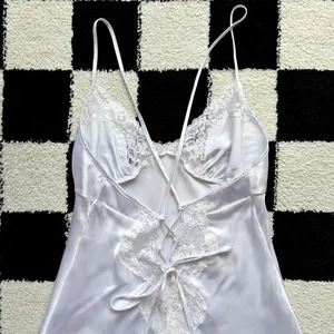 Shirley of Hollywood White Maxi Slip M thumbnail 4