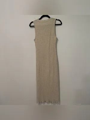 Aritzia Wilfred Verona Sleeveless Midi Dress in Hayward Birch/Espace S thumbnail 6