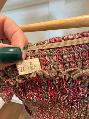 Hollister Red Paisley Smocked Off-The-Shoulder Flutter Sleeve Top thumbnail 3