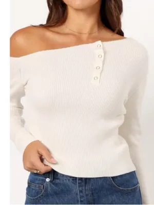 Petal and Pup Mable Top, Cream, Size Small/Medium, NWT thumbnail 2