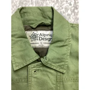 Alpine Design Womens Quilt Lined Chore Coat Lush‎ Olive Green ADW24700 Small NWT thumbnail 2
