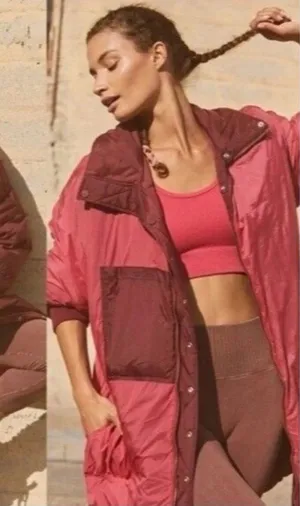 Free People Movement Women’s Juno Puffer Reversible Jacket Zip Up‎ Size XS thumbnail 1