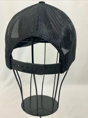 Richardson 112 Trucker Hat with Gold Butterfly Logo - Black thumbnail 4